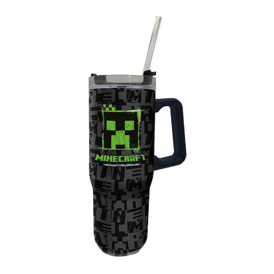 Minecraft stainless steel thermo travel mug xxl - 1.16l