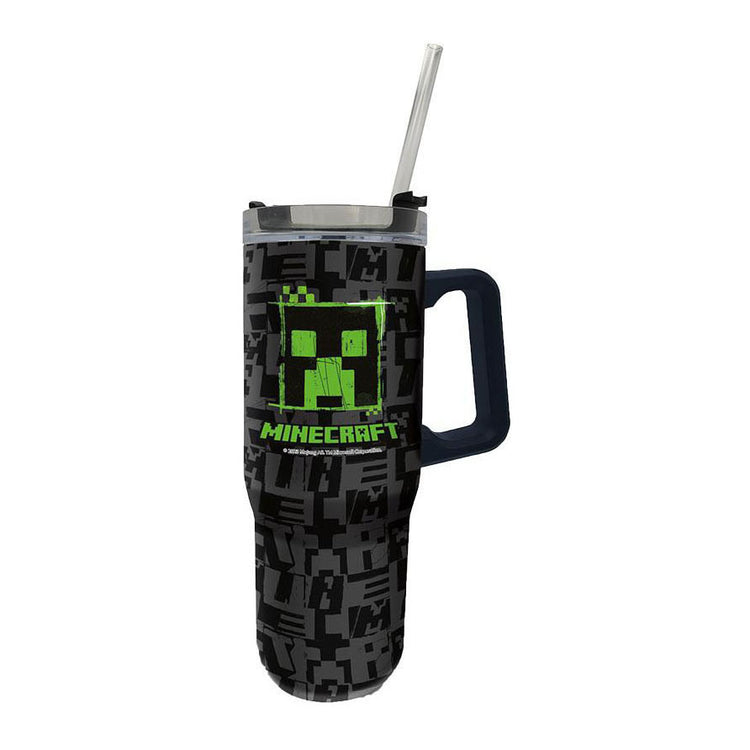 Minecraft stainless steel thermo travel mug xxl - 1.16l