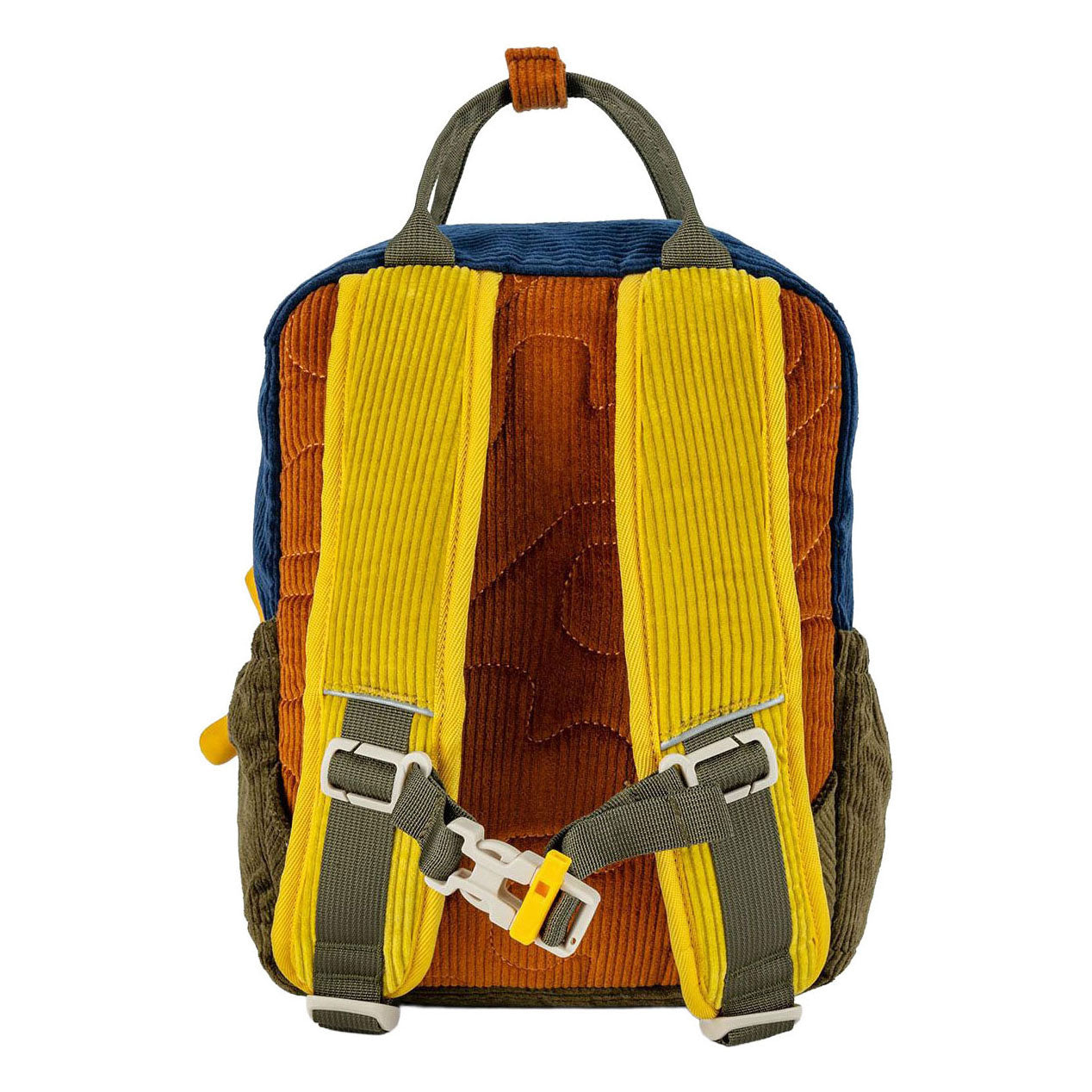 Stones and Bones Cord-Indigo-Cognac-Efeu-Rucksack