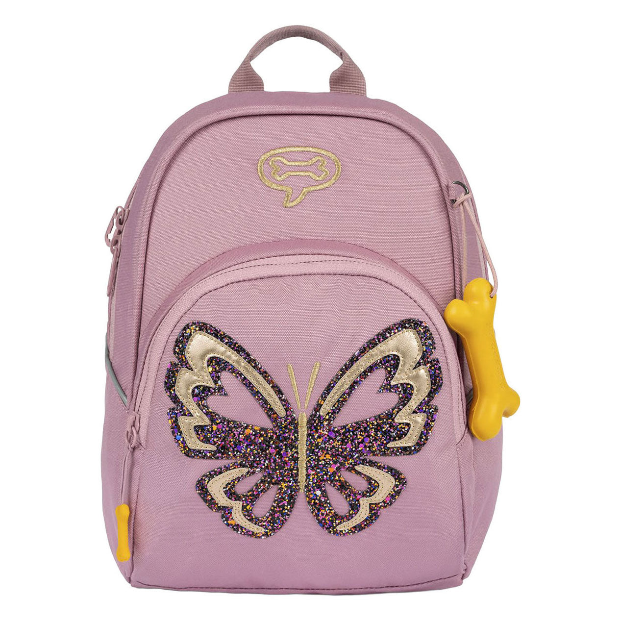 Stones and Bones Glitzer-Schmetterling-Lila-Lorbeer-2.0-Rucksack