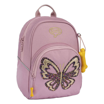 Stones and Bones Glitzer-Schmetterling-Lila-Lorbeer-2.0-Rucksack