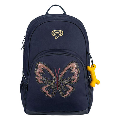 Stones and Bones Glitzer-Schmetterling-Marine-Aspen-3.0-Rucksack