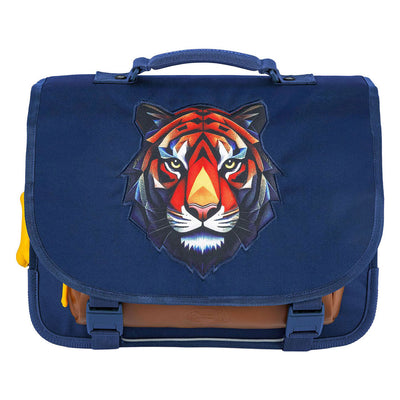 Stones and Bones Tiger Facette Indigo Lotus Schultasche
