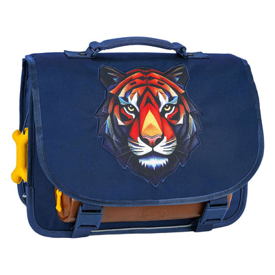 Stones and Bones Tiger Facette Indigo Lotus Schultasche