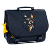 Stones and Bones Schultasche „Wolf“ in Marineblau und Zedernholz