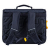 Stones and Bones Schultasche „Wolf“ in Marineblau und Zedernholz