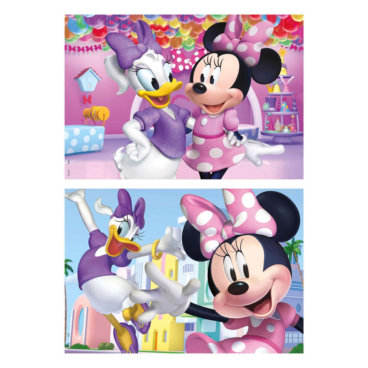 Disney Minnie Maus Holzpuzzle – 2x50 Teile.