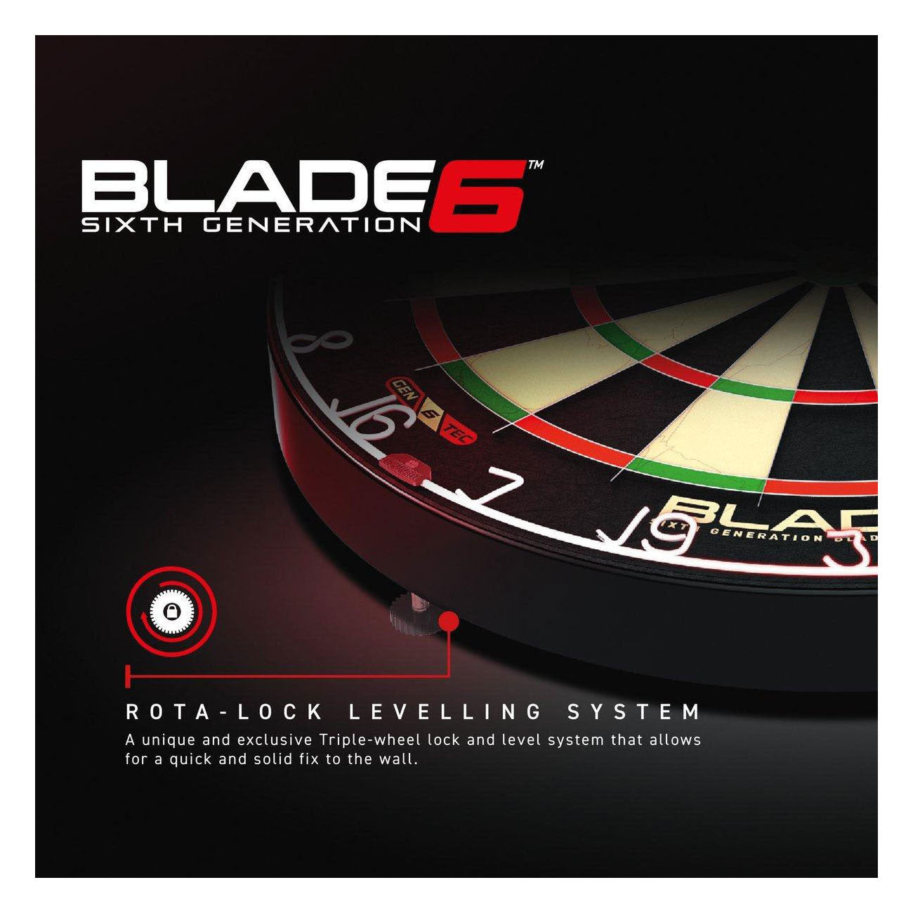 Ty Winmau Blade 6 Dartscheibe