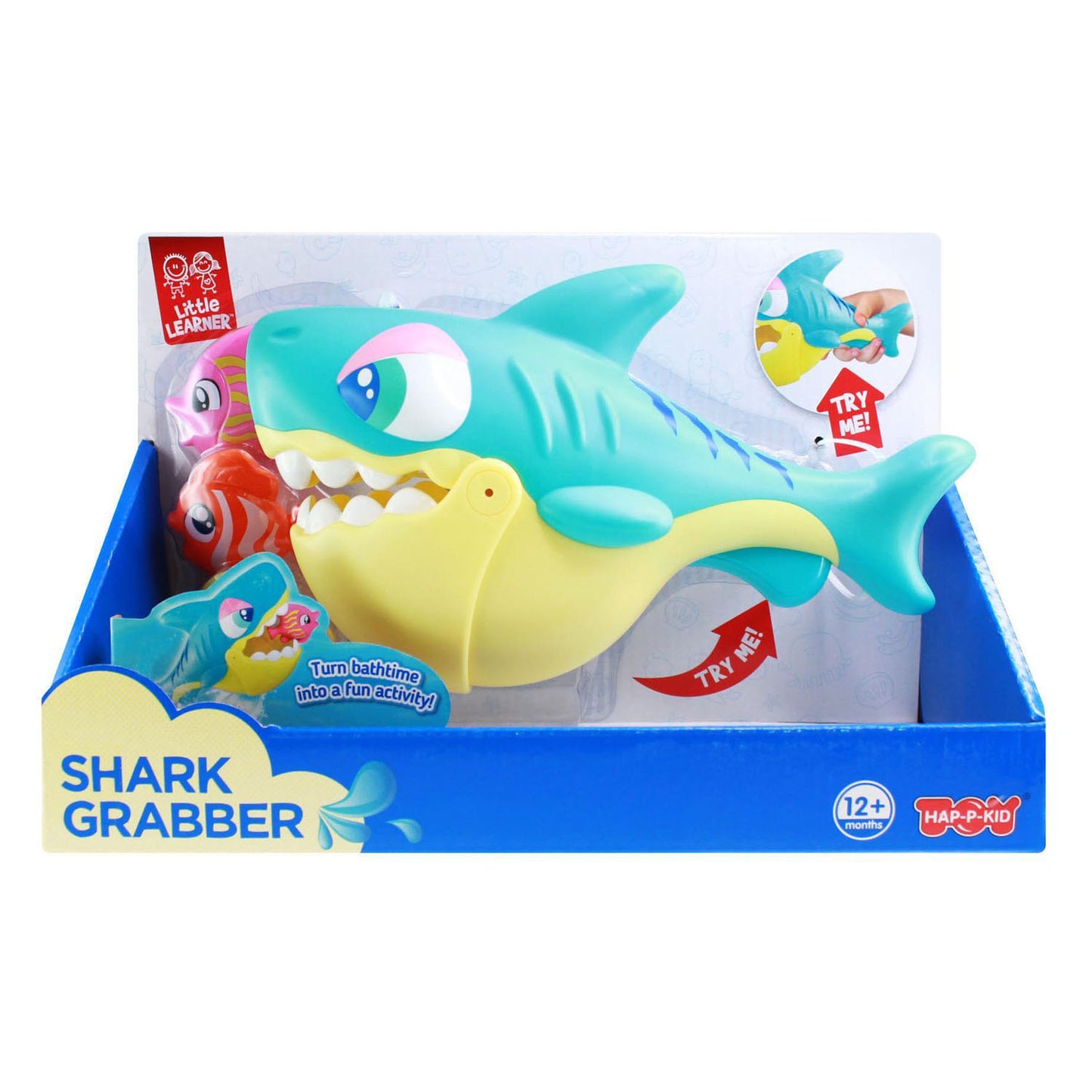 Badehai mit 3 Fischen