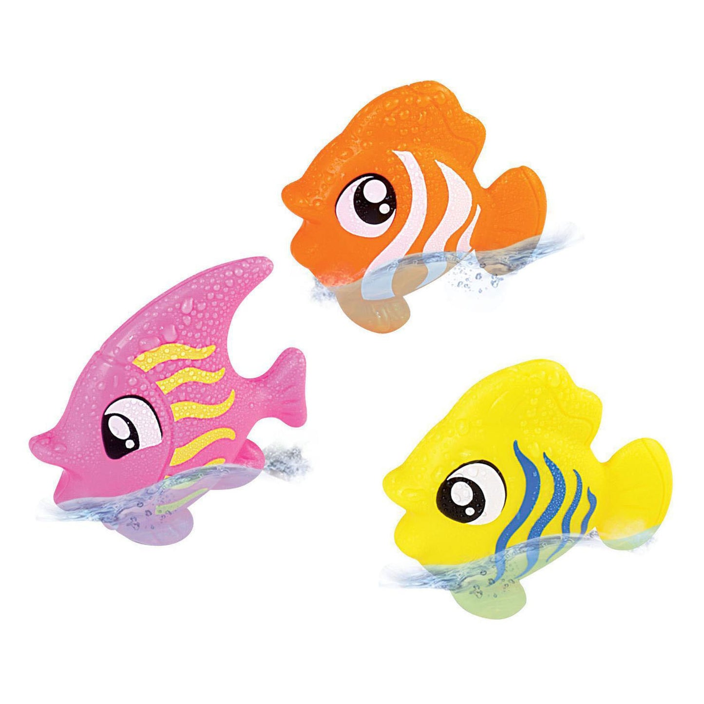 Badehai mit 3 Fischen