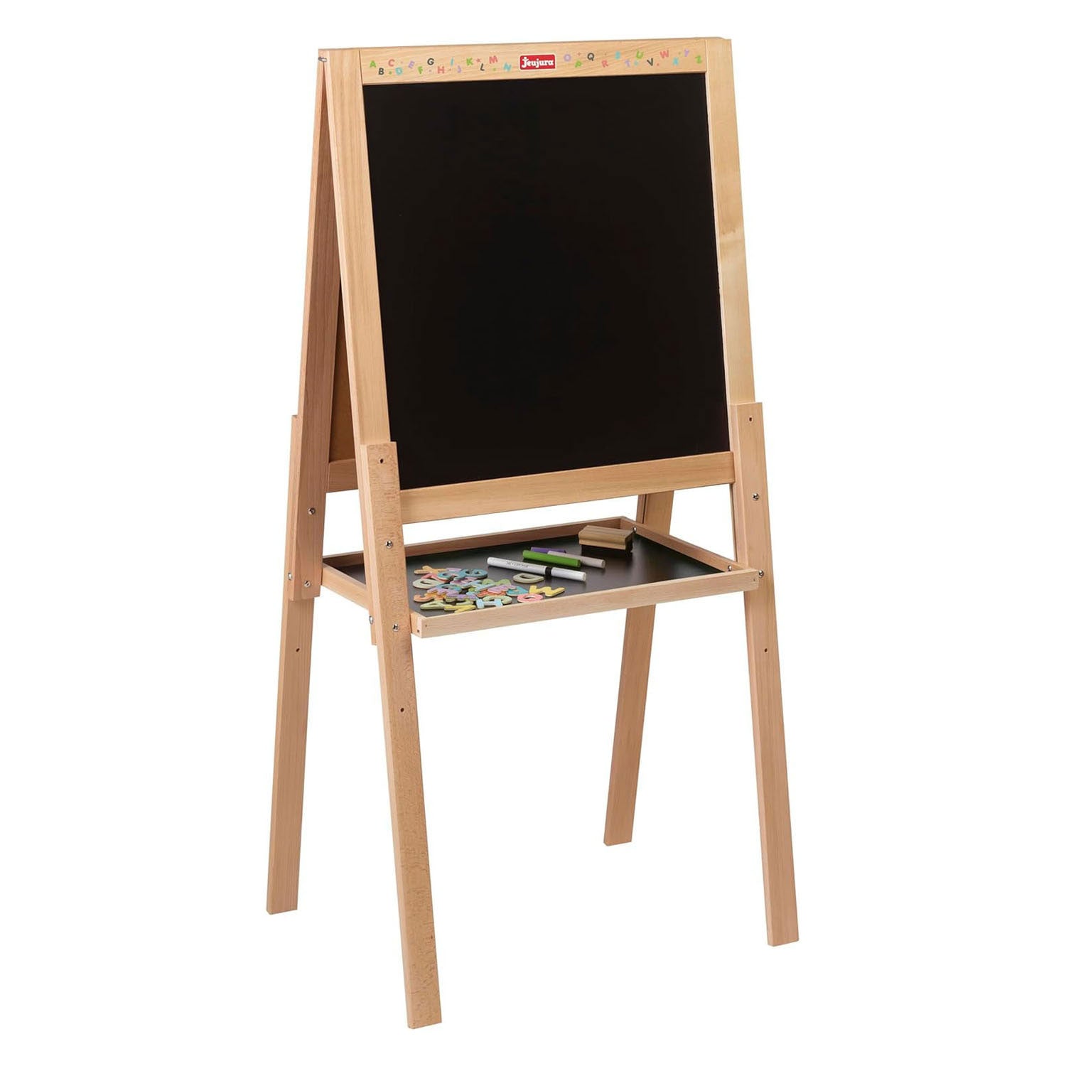 Jeujura doppelseitiges Kreide- und Whiteboard aus Holz