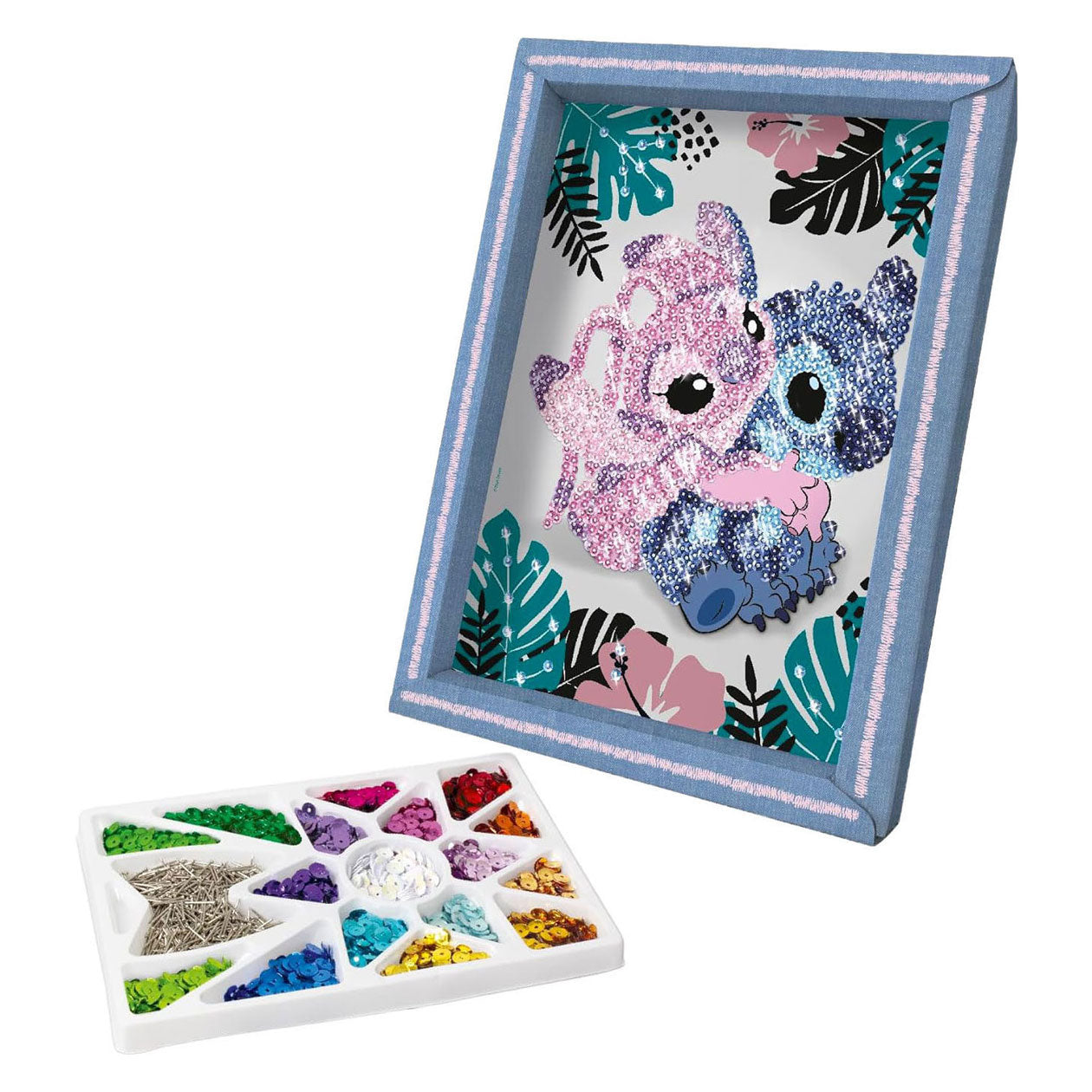 Kollektion Pailletten – Stich-Engel-Pailletten-Kunst