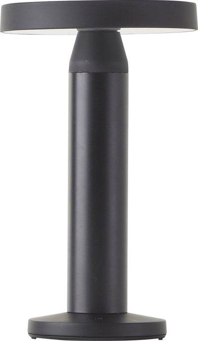 Brilliant Magua – Tischleuchte für den Außenbereich – LED 2 W – ø 22 cm – Solar – 220 lm – 4000 K – dimmbar – IP44 – wiederaufladbar über USB – Schwarz