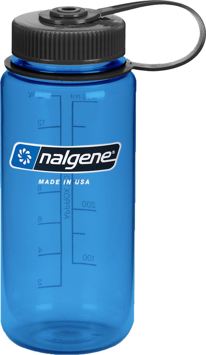 Nalgene – Weithalsflasche – Trinkflasche – Wasserflasche – auslaufsicher – 500 ml – BPA-frei – nachhaltig – Schiefer
