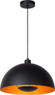 Lucide Siemon - Hängelampe - ø 40 cm - 1xe27 - schwarz