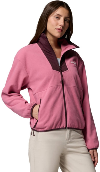 Columbia Sequoia Grove™ Damen-Outdoor-Pullover aus Fleece mit durchgehendem Reißverschluss – Rosette, Moonvista
