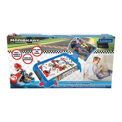 Lexibook Mario Kart elektronischer Tisch-Flipper mit tollem Design, Sounds, Beleuchtung und digitalen Partituren, um alleine zu spielen oder Ihre Freunde herauszufordern.