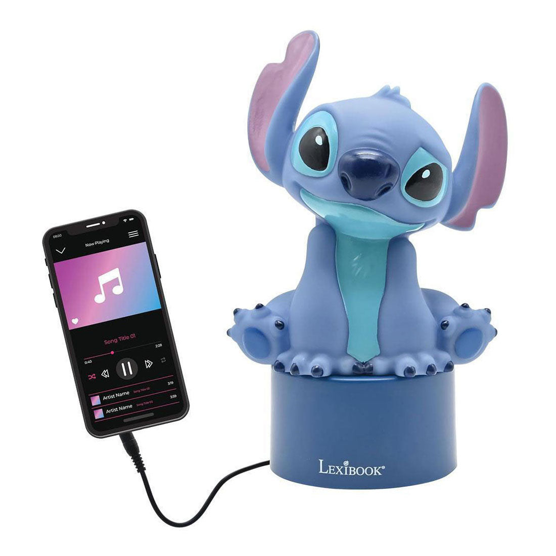 Disney Stitch Nachtlicht mit Lautsprecher