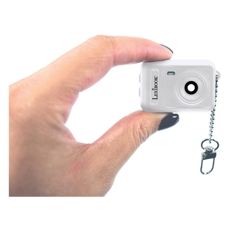 Lexibook Schlüsselanhänger Miniatur-Digitalkamera weiß mit integriertem Flash-Speicher