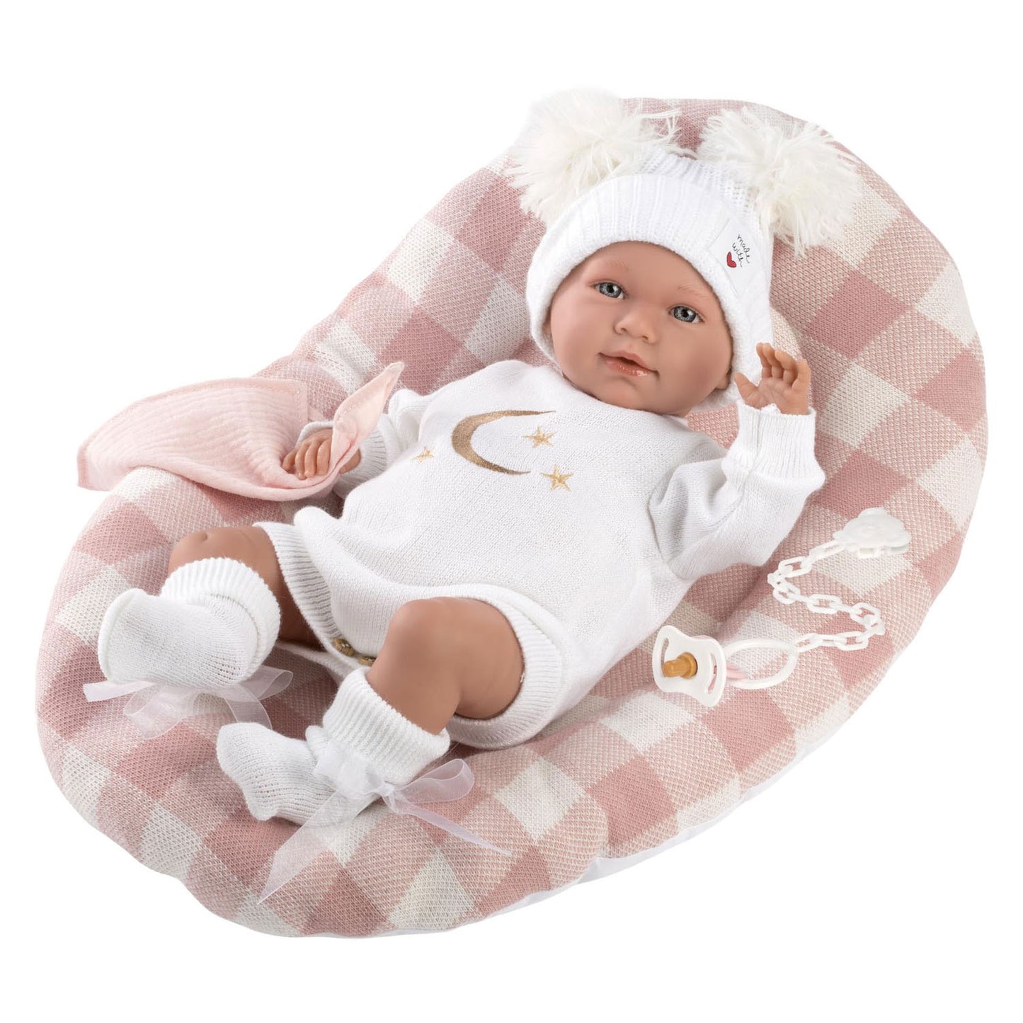 Mimi Weichkörper-Babypuppe mit Sound 42 cm Mond