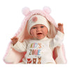 Imp Mimi Babypuppe mit weichem Körper, fröhlich und mit Geräuschen – 42 cm