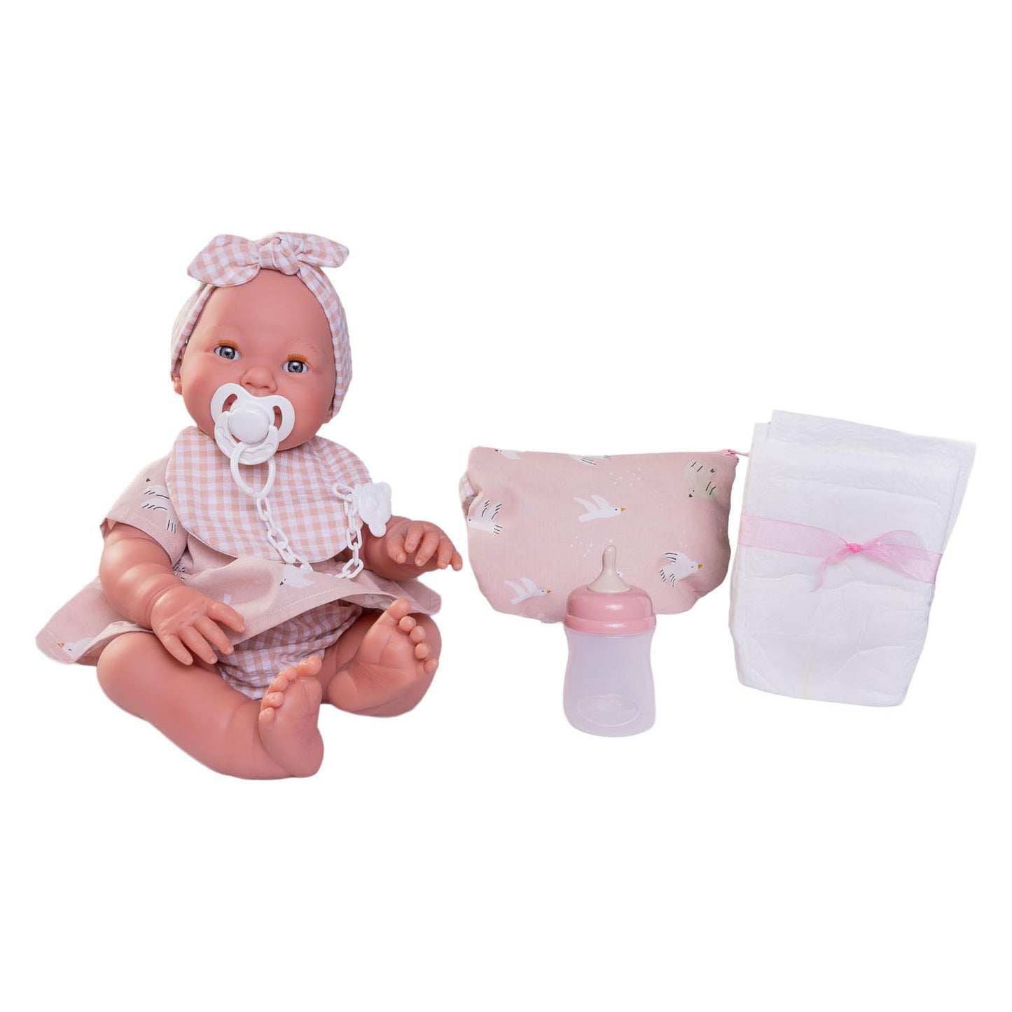 Mia Neugeborenenpuppe mit Kulturbeutel – 42 cm