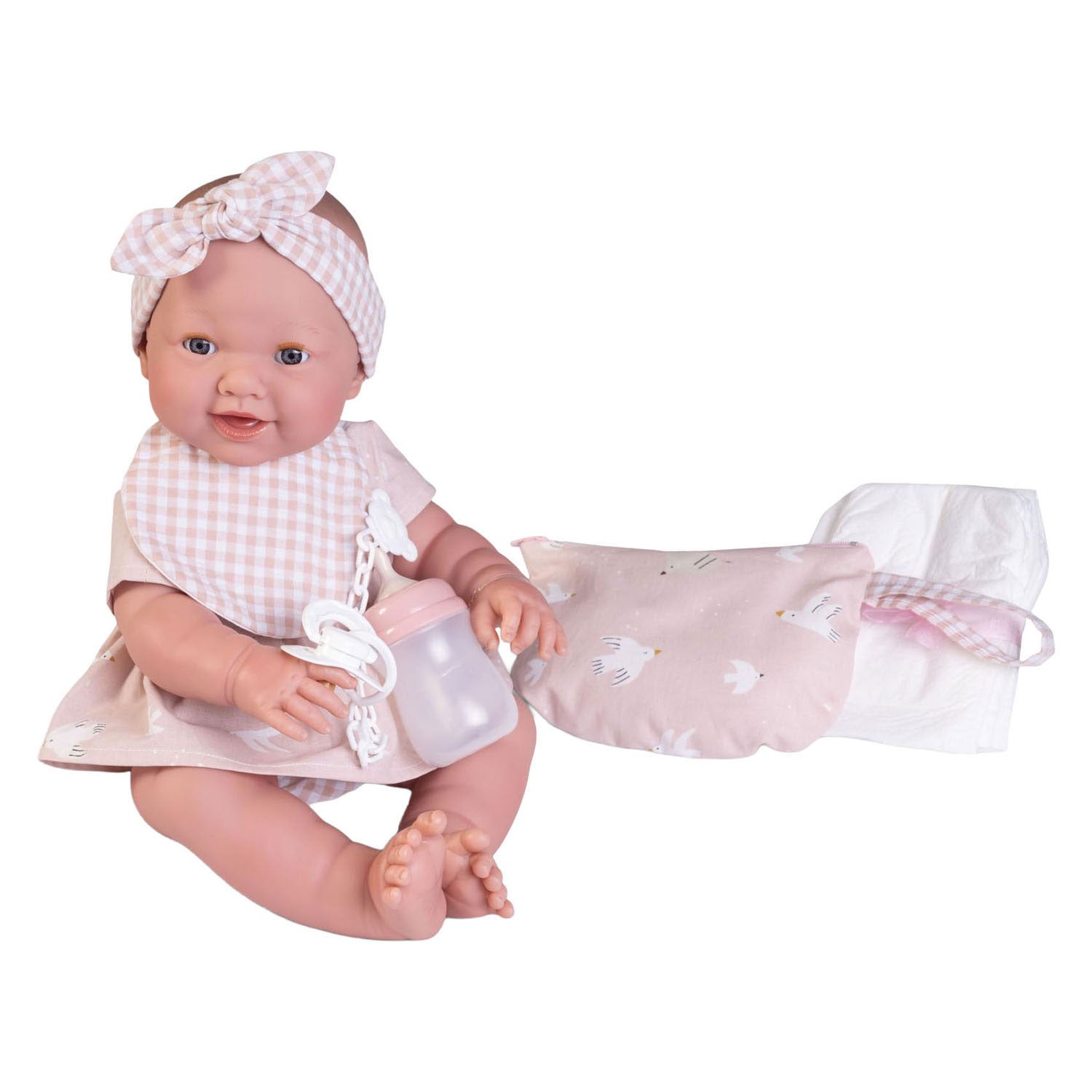 Mia Neugeborenenpuppe mit Kulturbeutel – 42 cm