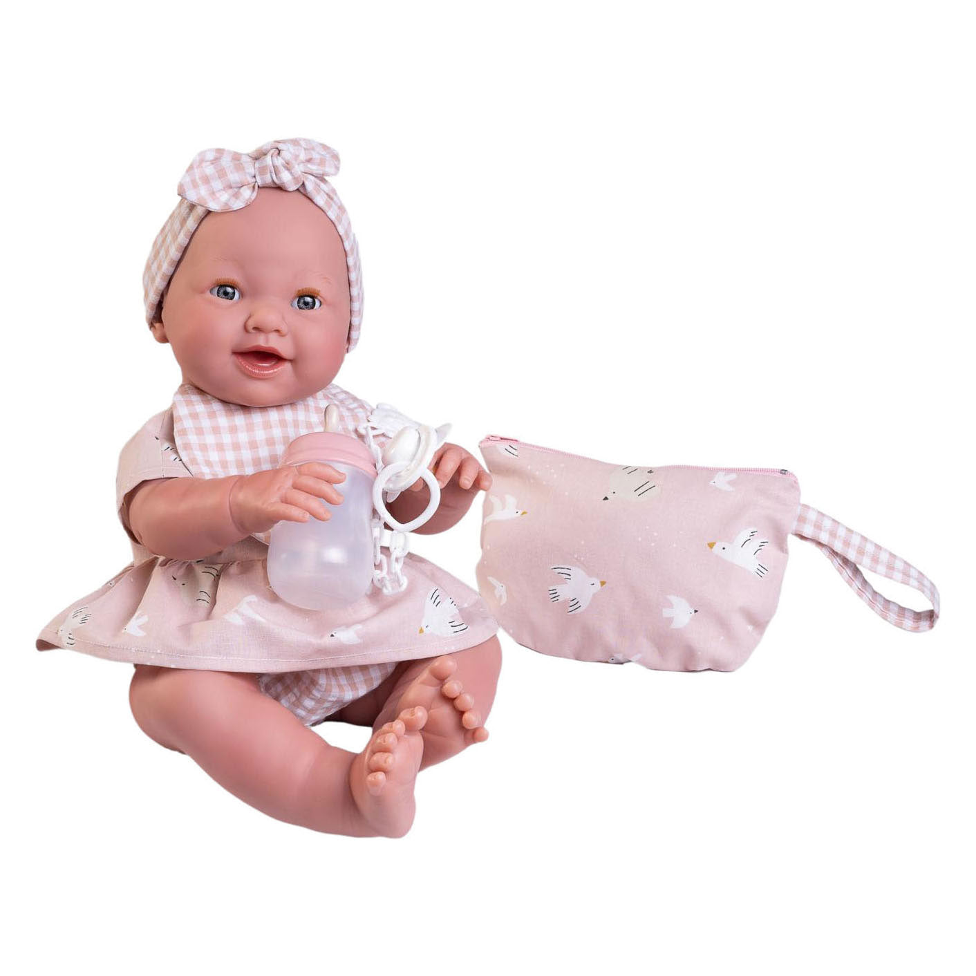 Mia Neugeborenenpuppe mit Kulturbeutel – 42 cm