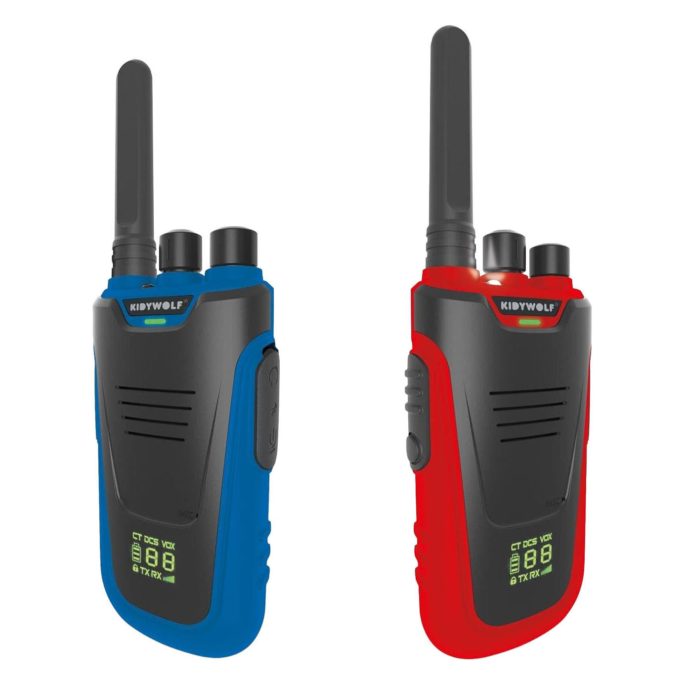 Kidywolf Kidytalk Walkie Talkies blau rot