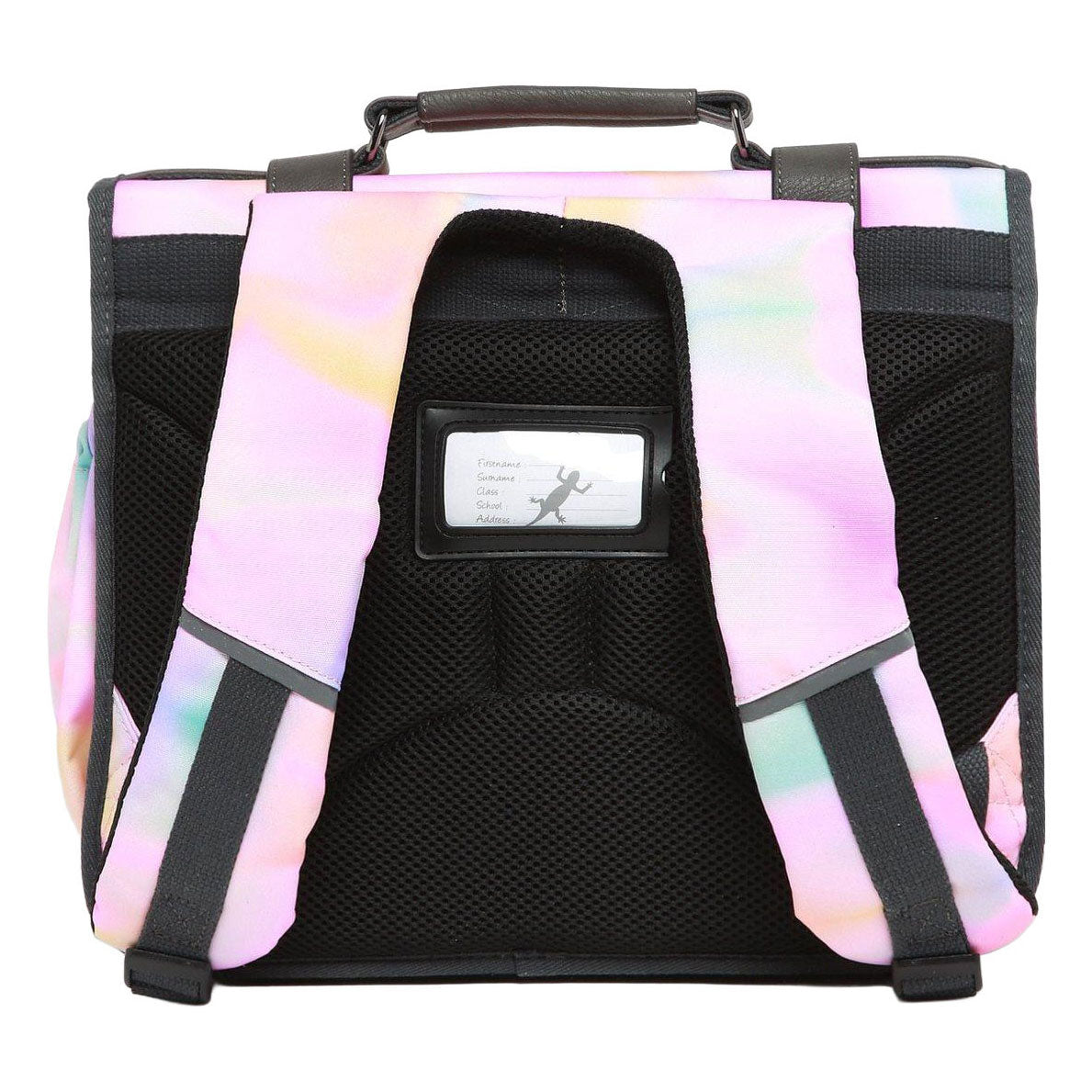 Caméléon-Schulranzen rosa Krawatte und Farbstoff – 38 cm