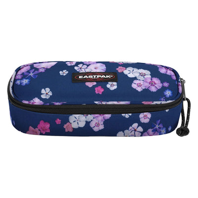 Eastpak – ovales Federmäppchen mit einer einzelnen Blumenblüte