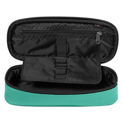 Eastpak einzelnes ovales Federmäppchen – Aquamarinblau