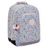 Kipling Rucksack Klassenzimmer mit digitalem Blumendruck