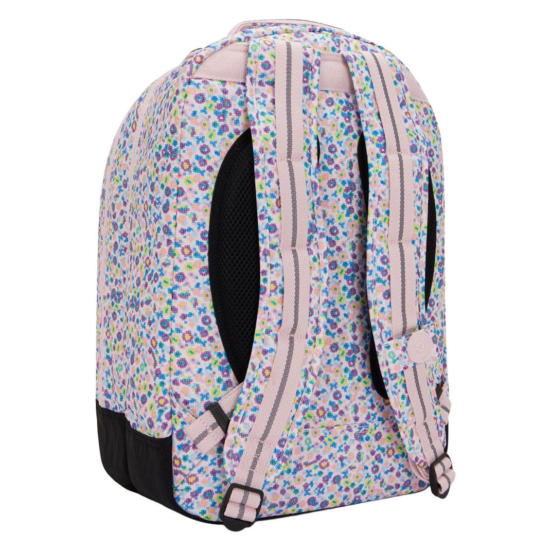 Kipling Rucksack Klassenzimmer mit digitalem Blumendruck