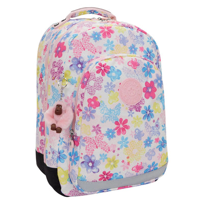 Kipling Klassenzimmerrucksack – Blumenstempel