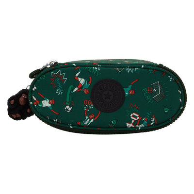 Kipling Duobox Federmäppchen mit Fußball-Aufdruck
