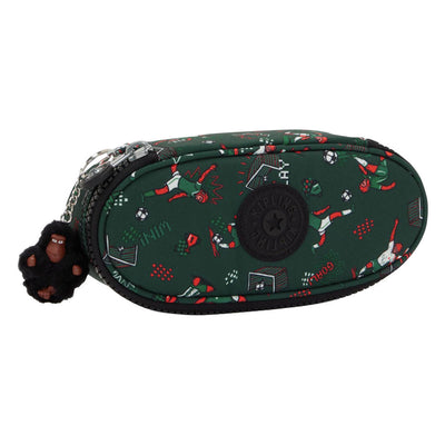 Kipling Duobox Federmäppchen mit Fußball-Aufdruck