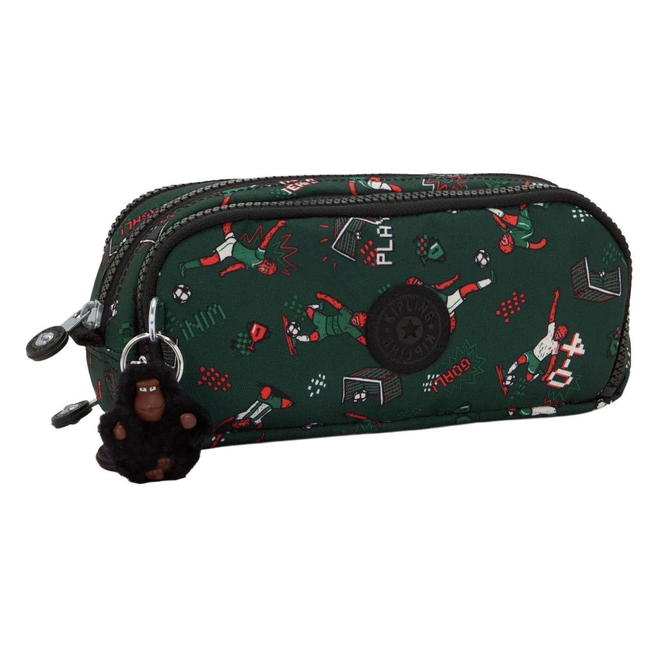 Kipling Gitroy Federmäppchen – Fußball-Aufdruck