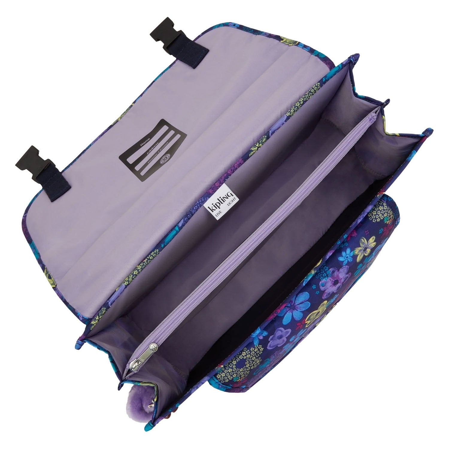 Preppy-Rucksack von Kipling – dunkler Blumenstempel