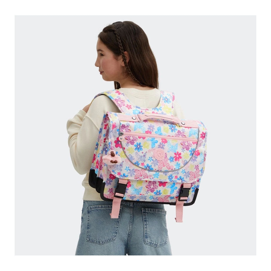 Preppy-Rucksack von Kipling – Blumenstempel