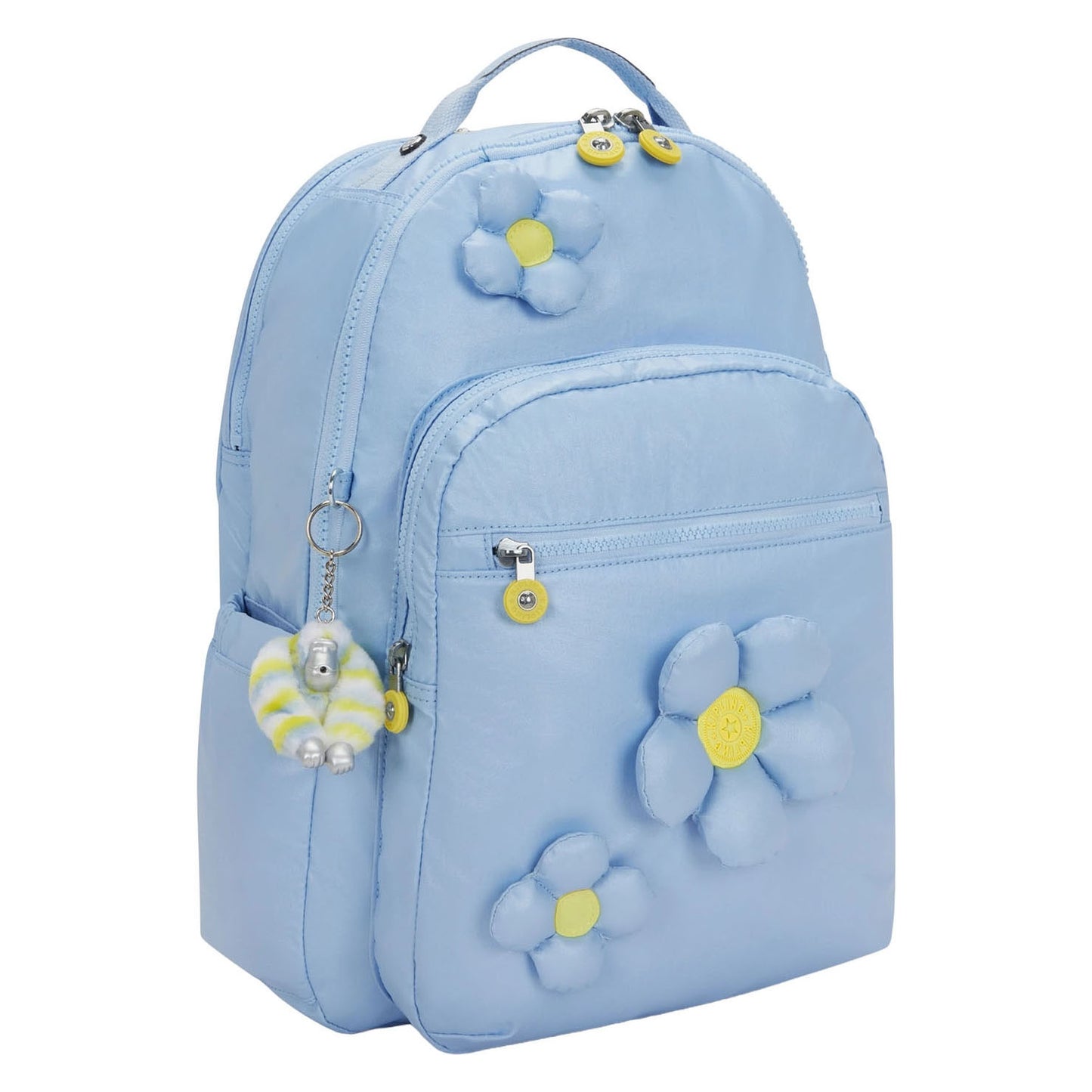 Kipling Seoul Schoßrucksack – Bloom Crush Metallic