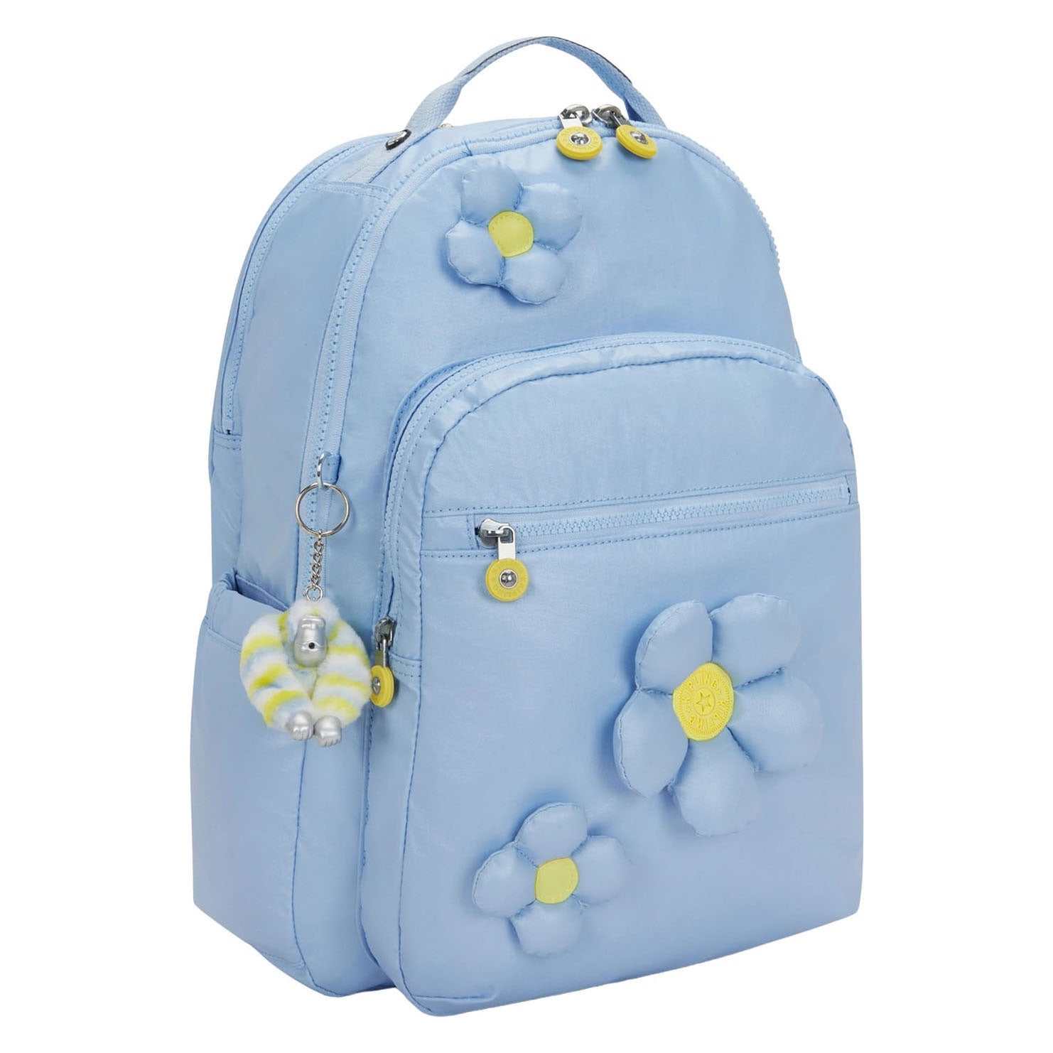 Kipling Seoul Schoßrucksack – Bloom Crush Metallic