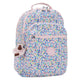 Kipling Seoul Laptop-Rucksack – digitaler Blumendruck