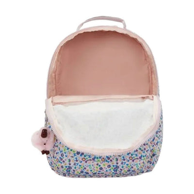 Kipling Seoul Laptop-Rucksack – digitaler Blumendruck