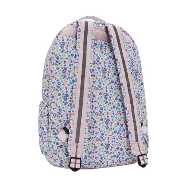 Kipling Seoul Laptop-Rucksack – digitaler Blumendruck