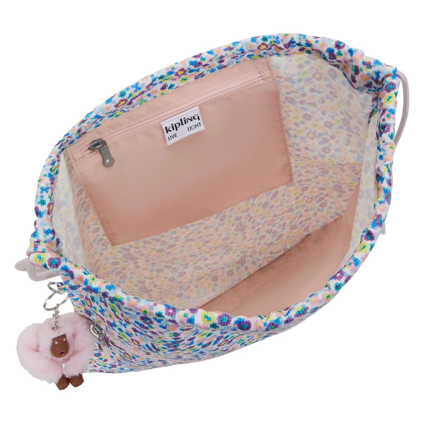 Kipling Supertaboo Turnbeutel – digitaler Blumendruck