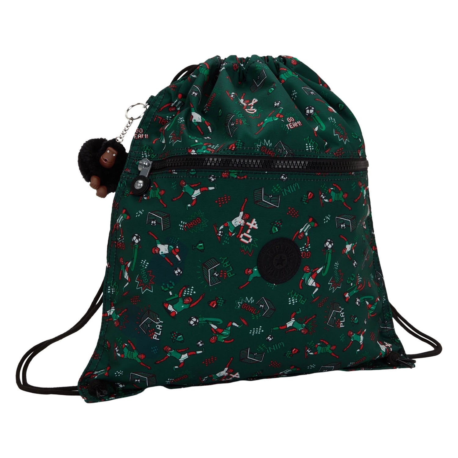 Kipling Supertaboo Sporttasche – Fußball-Aufdruck