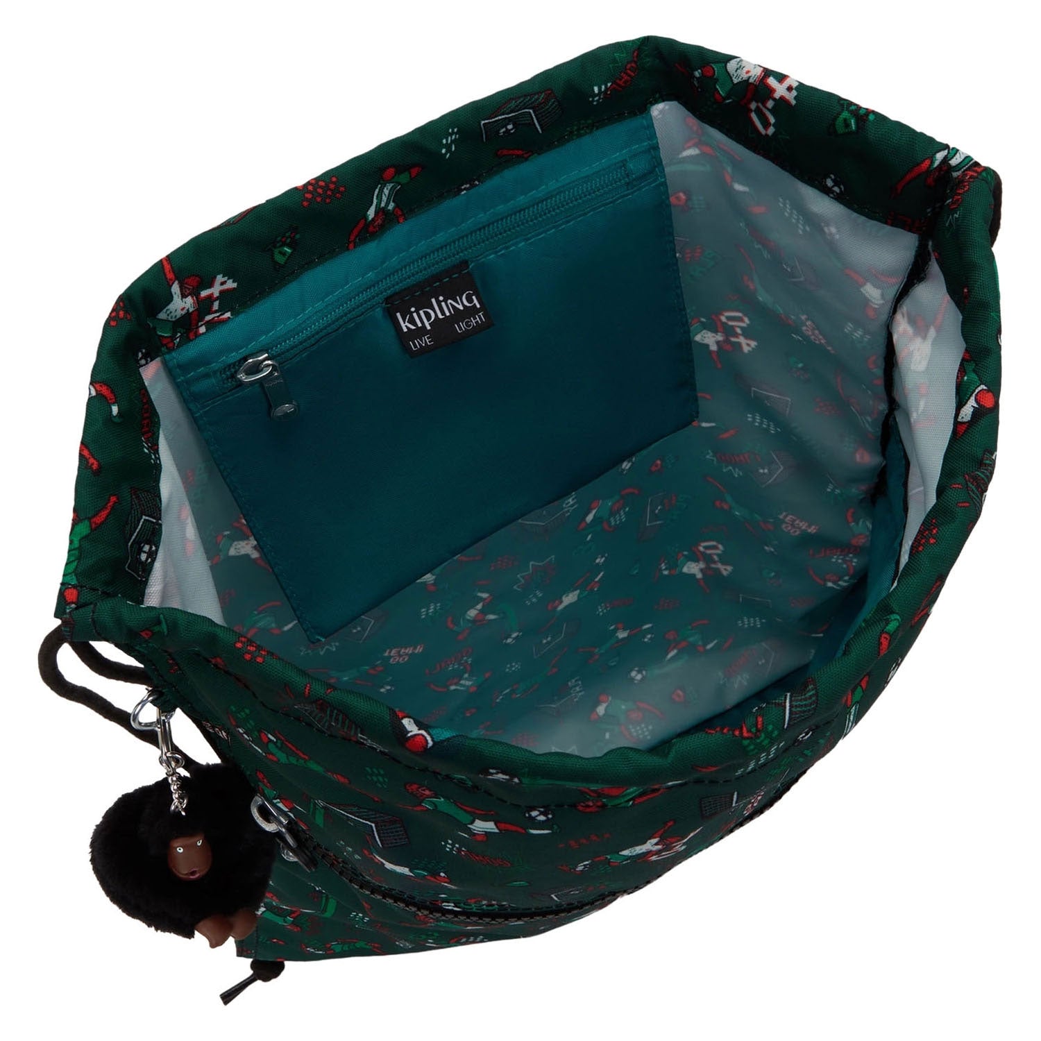 Kipling Supertaboo Sporttasche – Fußball-Aufdruck