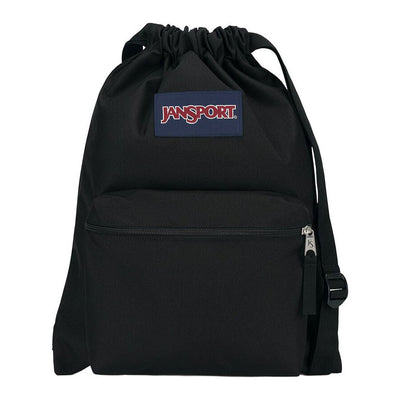 Jansport Turnbeutel mit Kordelzug, schwarz