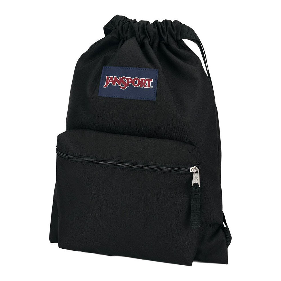 Jansport Turnbeutel mit Kordelzug, schwarz